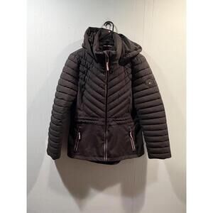 Womens Tommy Hilfiger Puffer Stretch Jacket Size Small Black